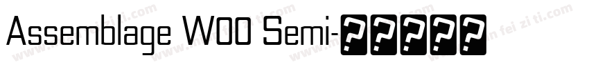Assemblage W00 Semi字体转换